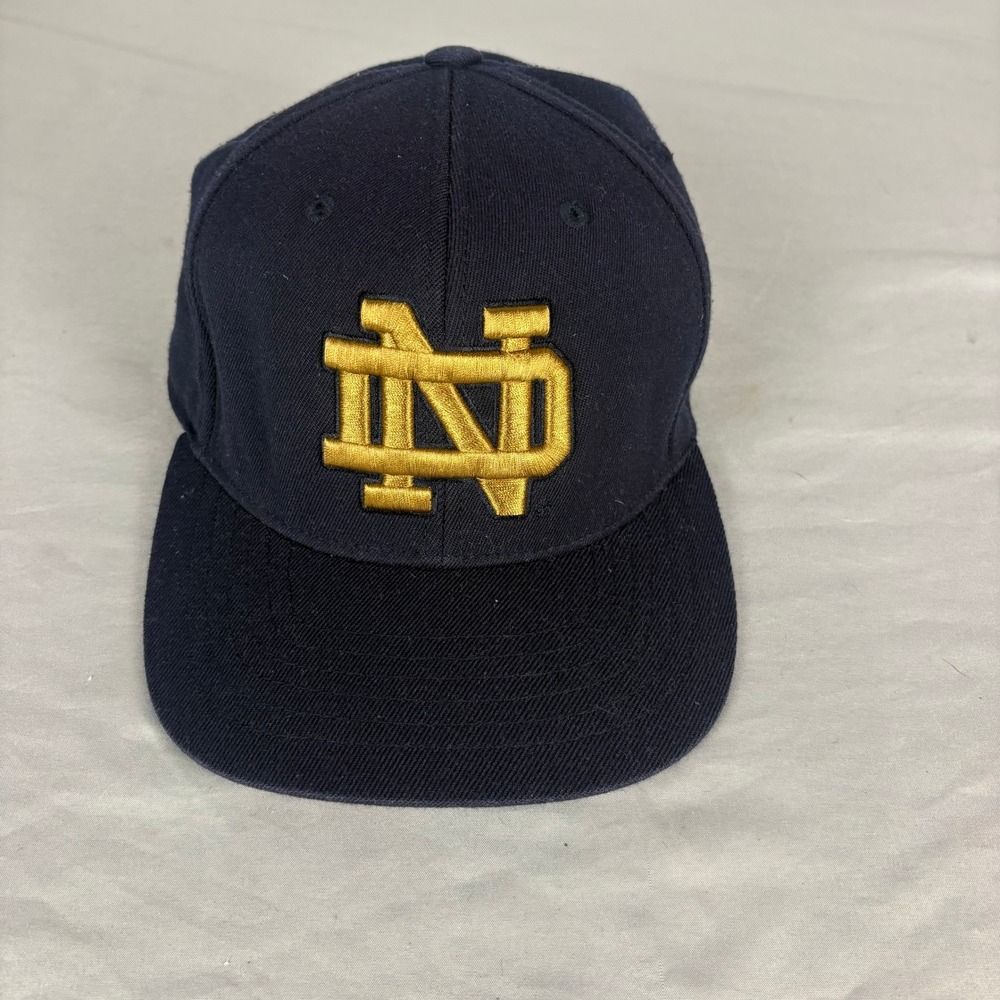 Notre Dame Fighting Irish Hat Top of the World Navy Gold One Fit Lids Exclusive